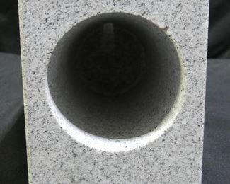 Self-Draining Granite Graveside Vase