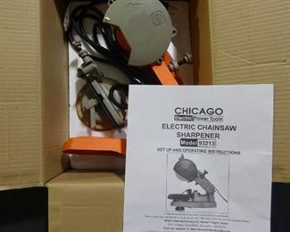 Chicago Electric Chainsaw Sharpener Model 93213