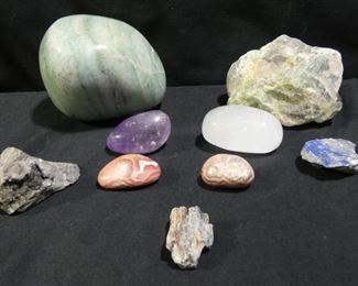 Jade, Aquamarine, Celenite Healing Stones & More