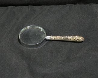 Kirk & Sons Sterling Handle Magnifying Glass