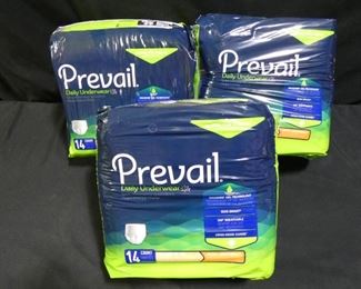 6 Packs Prevail Daily Underwear & Pads