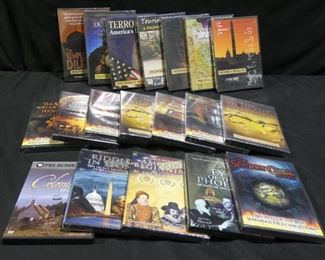 19 DVD's Prophecies, History & Secrets Collection