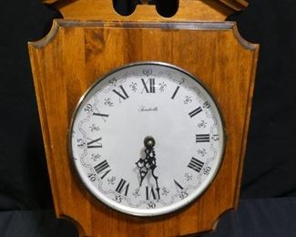 Vintage Forestville Wood Wall Clock