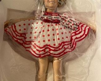 The Danbury Mint Commemorative Shirley Temple doll, new in box