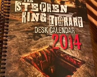 Stephen King Library desk calendars