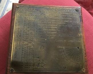 L. COOKE & SONS   MARINE MASTER BOX