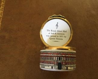 HALCYON TRINKET BOX  "THE ROYAL ALBERT HALL OF ARTS & SCIENCES"