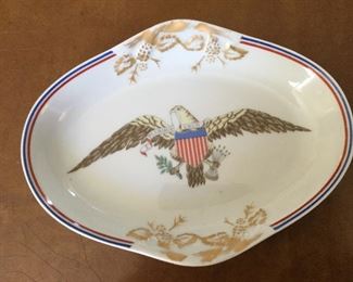 MOTTAHEDEH EAGLE DISH DESIGNED FOR DIPLOMATIC RECEPTION ROOMS, DEPARTMENT OF STATE