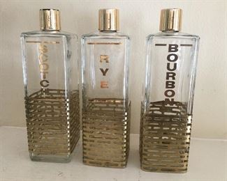 MCM LIQUOR DECANTERS