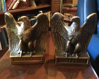 1776 BRASS EAGLE BOOKENDS