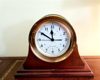 WEEMS & PLATH SHIPS BELL CLOCK