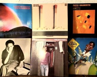 Vintage Jazz & Rock Record Albums