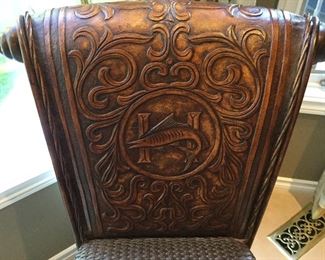 Seat back showing Marlin pattern