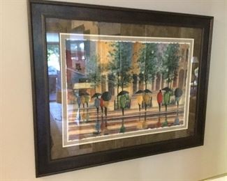 Framed Art "Rainy Day"