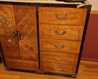 Storage cabinet from China with abalone inlay