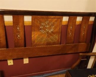 Inlay queen headboard from China