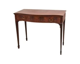 1. Mahogany One Drawer Console Table