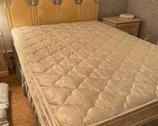 Kroehler Queen Size Bed with New Mattress & Boxspring.  (available for pre-sale)