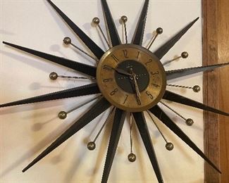 Welby wall clock - 12 point 25" Starburst wall clock 