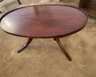 1950's Mersman (7317) solid mahogany coffee table 