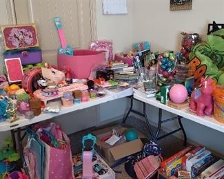 Assorted toys, games and childrens books