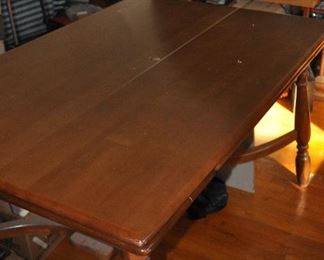 Hard rock maple dining room table