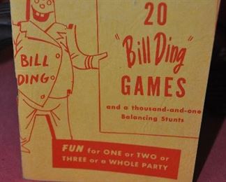 Vintage game instructions