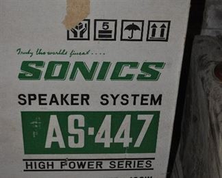 Pair Sonics speakers