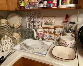 Port Meirion Botanical Garden Collection, Pfaltzgraff Garden Party Plate Set