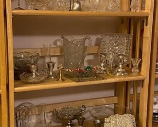 Sterling Candle Stick holders, more Waterford Crystal 