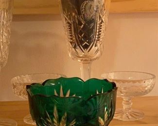 Emerald Green Waterford bowl