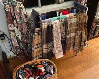 Extensive Silk Scarf collection, including a vintage 1980's Chanel scarf!