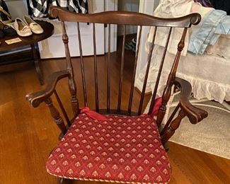 Vintage Mahogany Rocking Chair