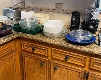 FULL KITCHEN - small appliances, mixing bowls, 
