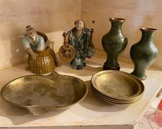 Chinese pottery and metalware.