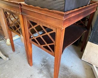 pair of end tables