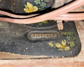 number on sewing machine