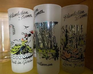 Plantation Scenes glasses (6)