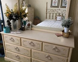 Dresser with mirror