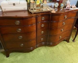 Drexel Travis Court Mahogany 12 drawer dresser
