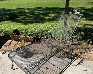 Wrought iron Chaise