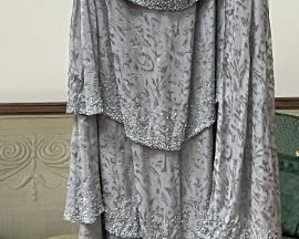 One of many evening dresses