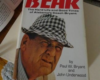 Autographed by the Bear.