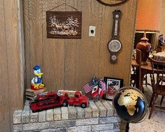 Vintage Tonka Toys Truck and Trailer With Bulldozer, 