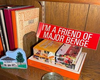 Pictorial History of Eagle Lake High School Books by Sidney Struss, 1988 Ugarte Clinic Eagle Lake Glass Paperweight 