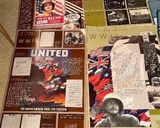 WW II 50th Anniversary The World in Flames Poster Set-Documents from the National Archives 