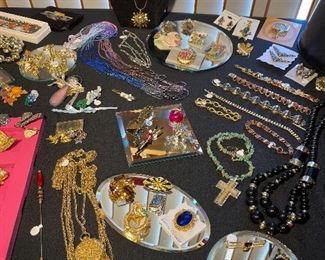 Mid Century Retro Brooches,  Bracelets, Pendants and more