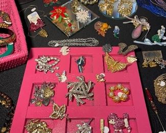 Mid Century Retro Brooches,  Bracelets, Pendants and more