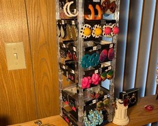 Mid Century Retro Vintage Earrings Pierced and Clip on