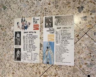 Southwest Texas State 1975-76 1976-77 Basketball Posters 